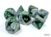 GeminiÃ‚Â® Polyhedral Black-Grey/green 7-Die Set