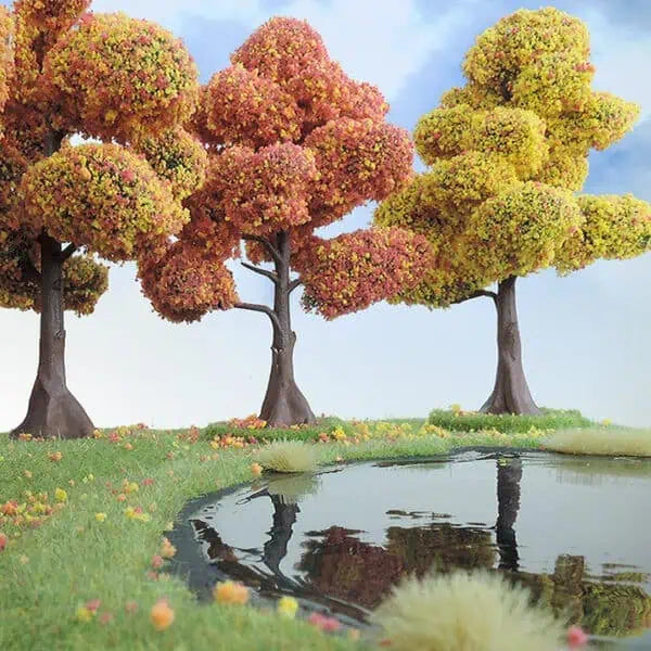 Autumn Yellow Foam Flock