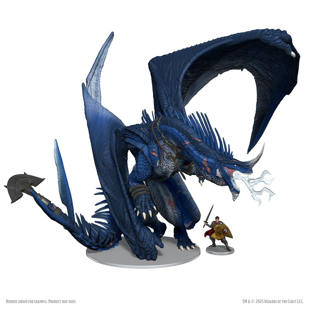 D&D ICONS: Anthradusk Ancient Blue Dragon