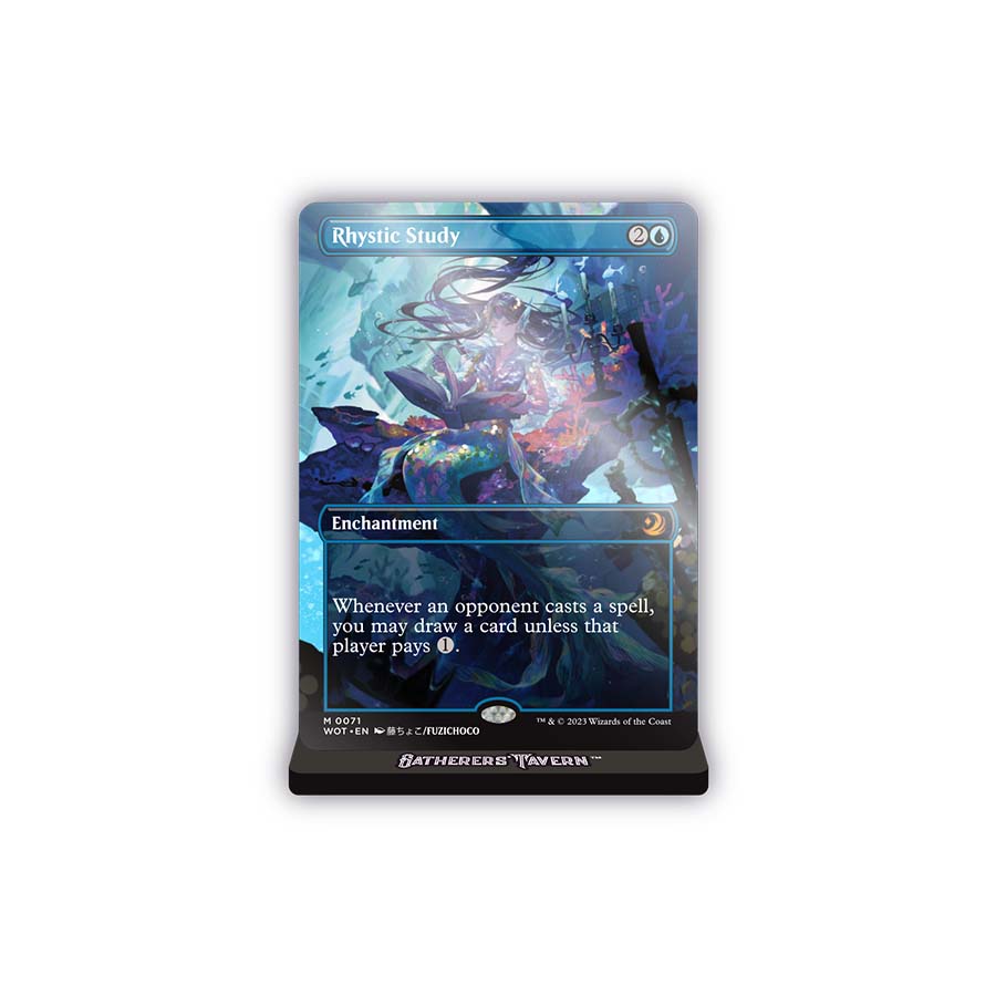 MTG Slab Standee Rhystic Study