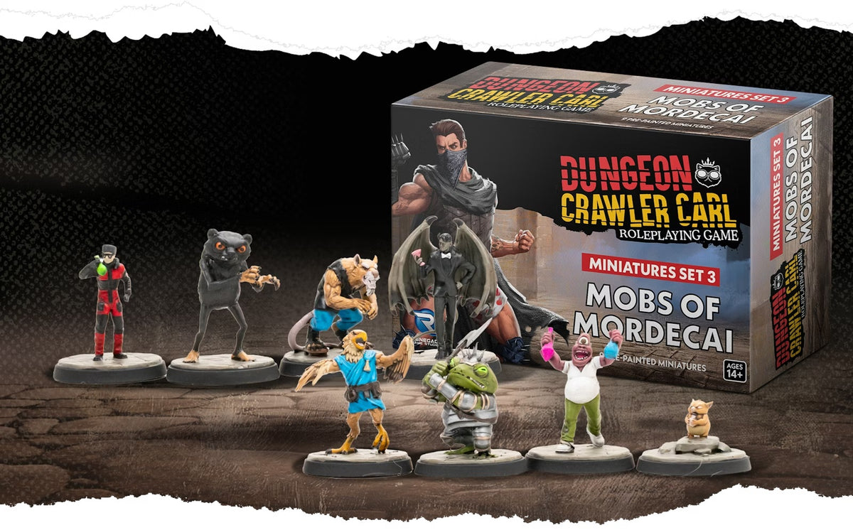Dungeon Crawler Carl RPG: Mobs of Mordecai Minis Set 3
