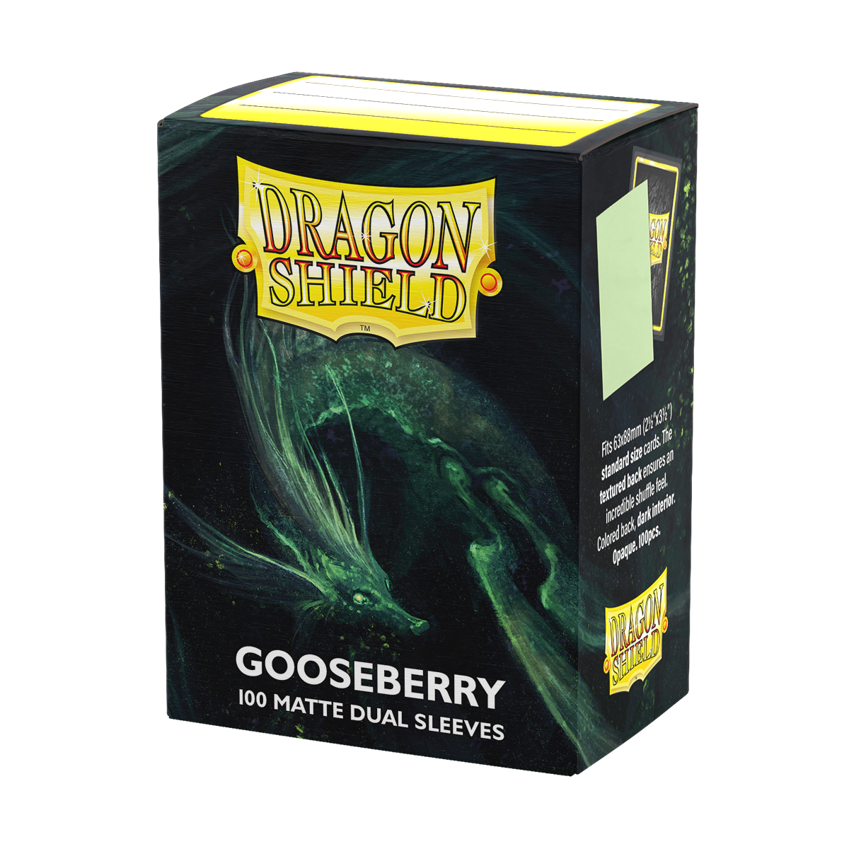 Dragon Shields Matte Dual Gooseberry (100)