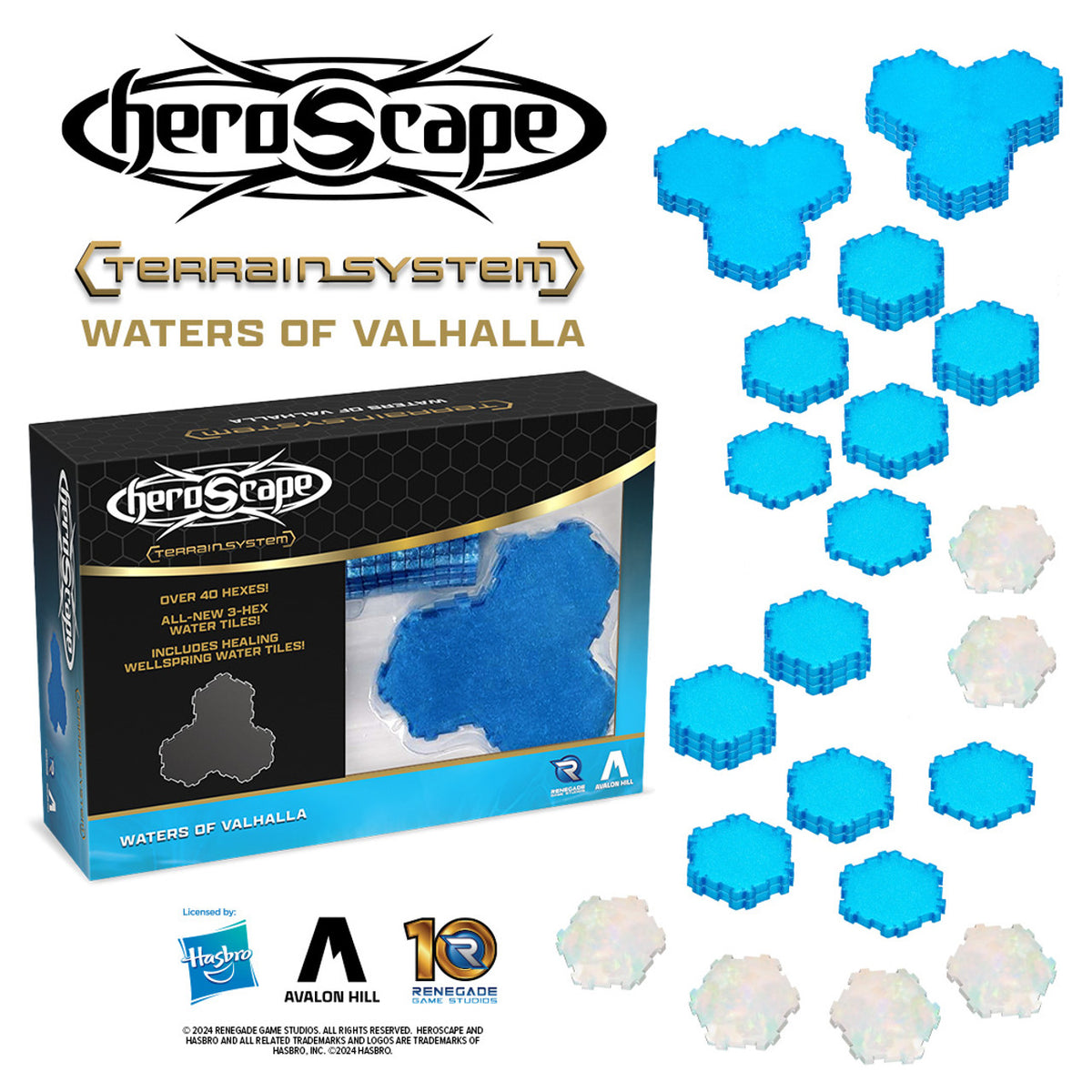 HeroScape Waters of Valhalla Terrain Expansion