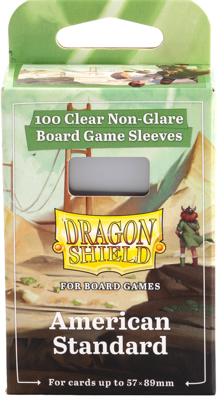 Dragon Shields: (100) American Standard Board Game Sleeves (57mm x 89mm)