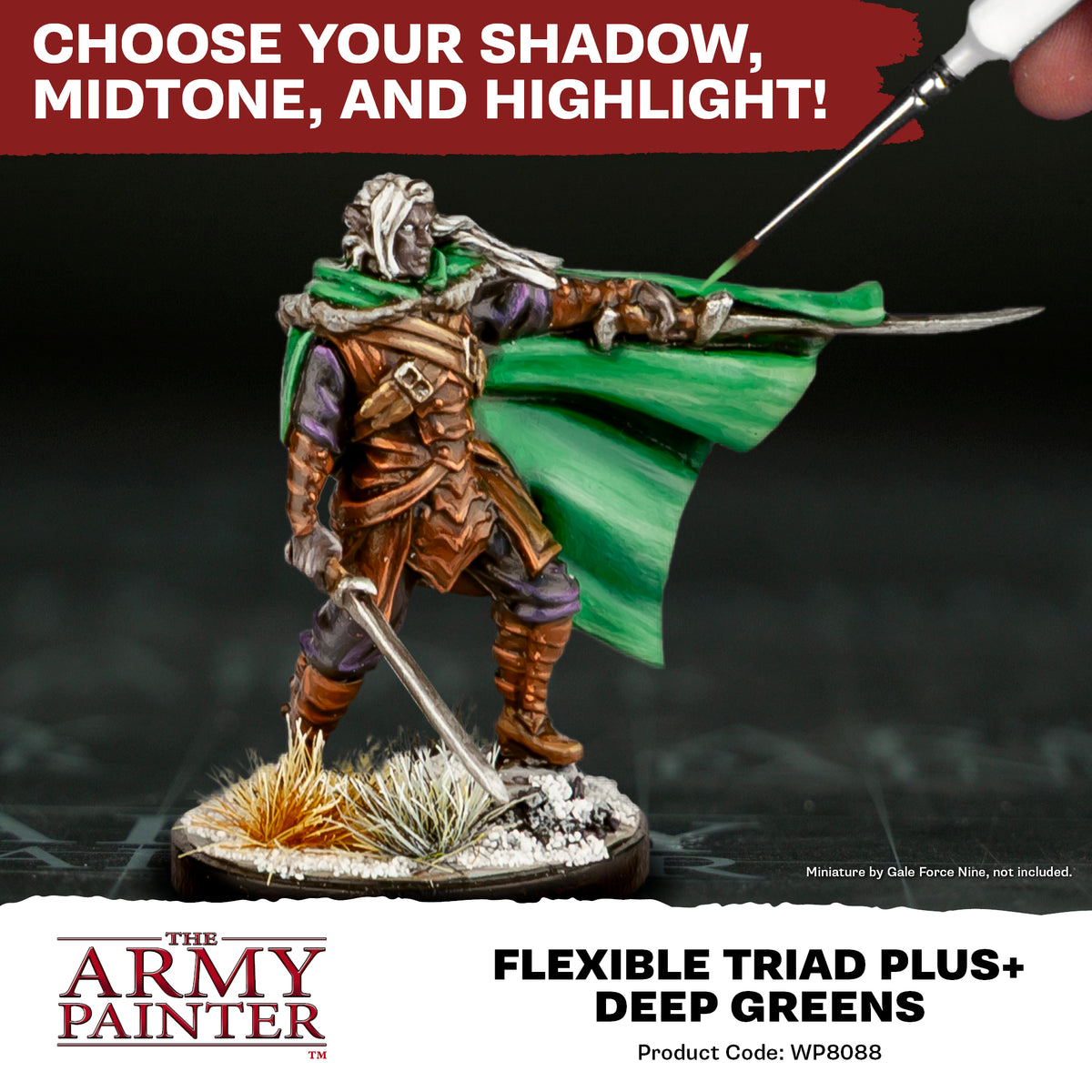 Warpaints Fanatic: Flexible Triad PLUS+ - Deep Green