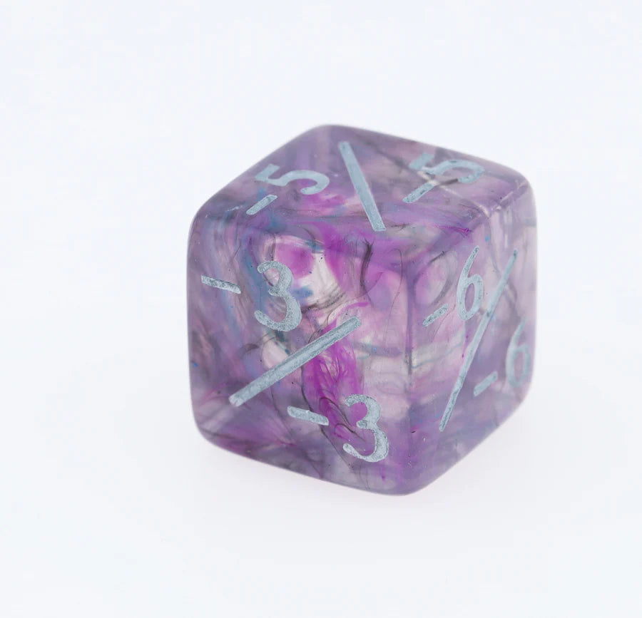 Dice Counters -1/-1 Purple Petunia Magic Counters