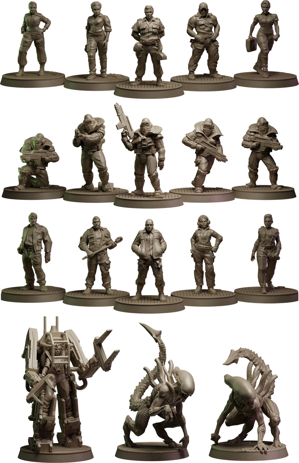 Alien RPG: Miniatures Set - Rapture Protocol