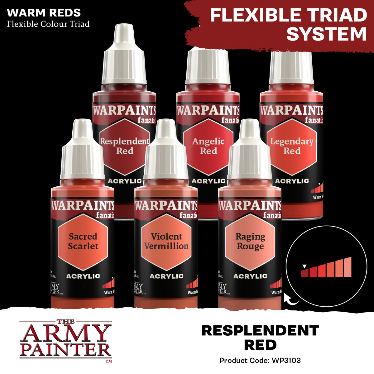 Warpaints Fanatic: Resplendent Red 18ml