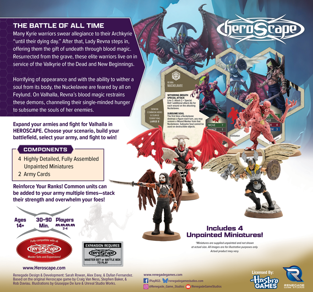 Heroscape: Revenants of Revna and Nuckelavee Army Expansion