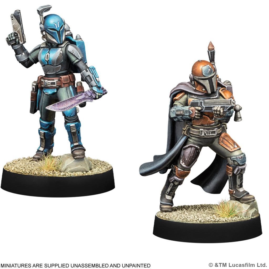 SW Legion Customizable Mandalorian Leader and Hunter
