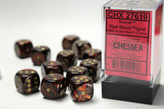 ScarabÃ‚Â® 16mm d6 Blue BloodÃ¢â€žÂ¢/gold Dice BlockÃ¢â€žÂ¢ (12 dice)