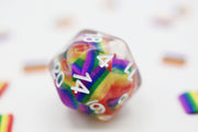 Pride Flag Single d20