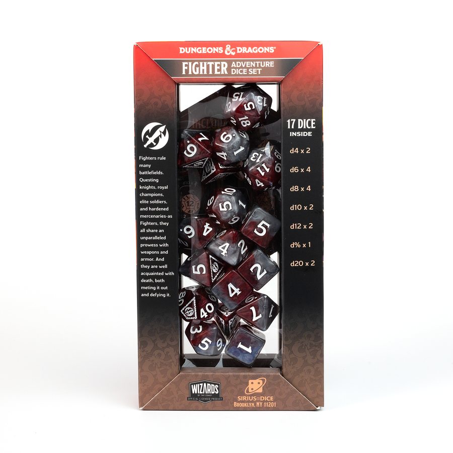 D&D Adventure Dice Fighter Red (NEW)