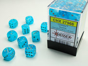 LuminaryÃ¢â€žÂ¢ 12mm d6 Sky/silver Dice BlockÃ¢â€žÂ¢ (36 dice)
