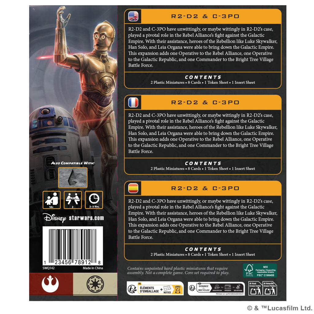 SW Legion R2D2 & C-3PO