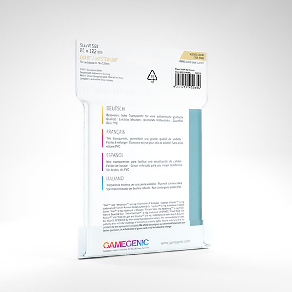 PRIME Sand BG Sleeves (90) 81 x 122 mm