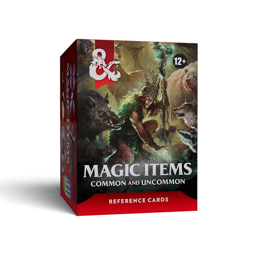 D&D Reference Cards Magic Items Common & Uncommon