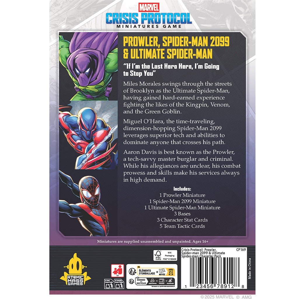MCP Prowler, Spider-Man 2099, & Ultimate Spider-Man