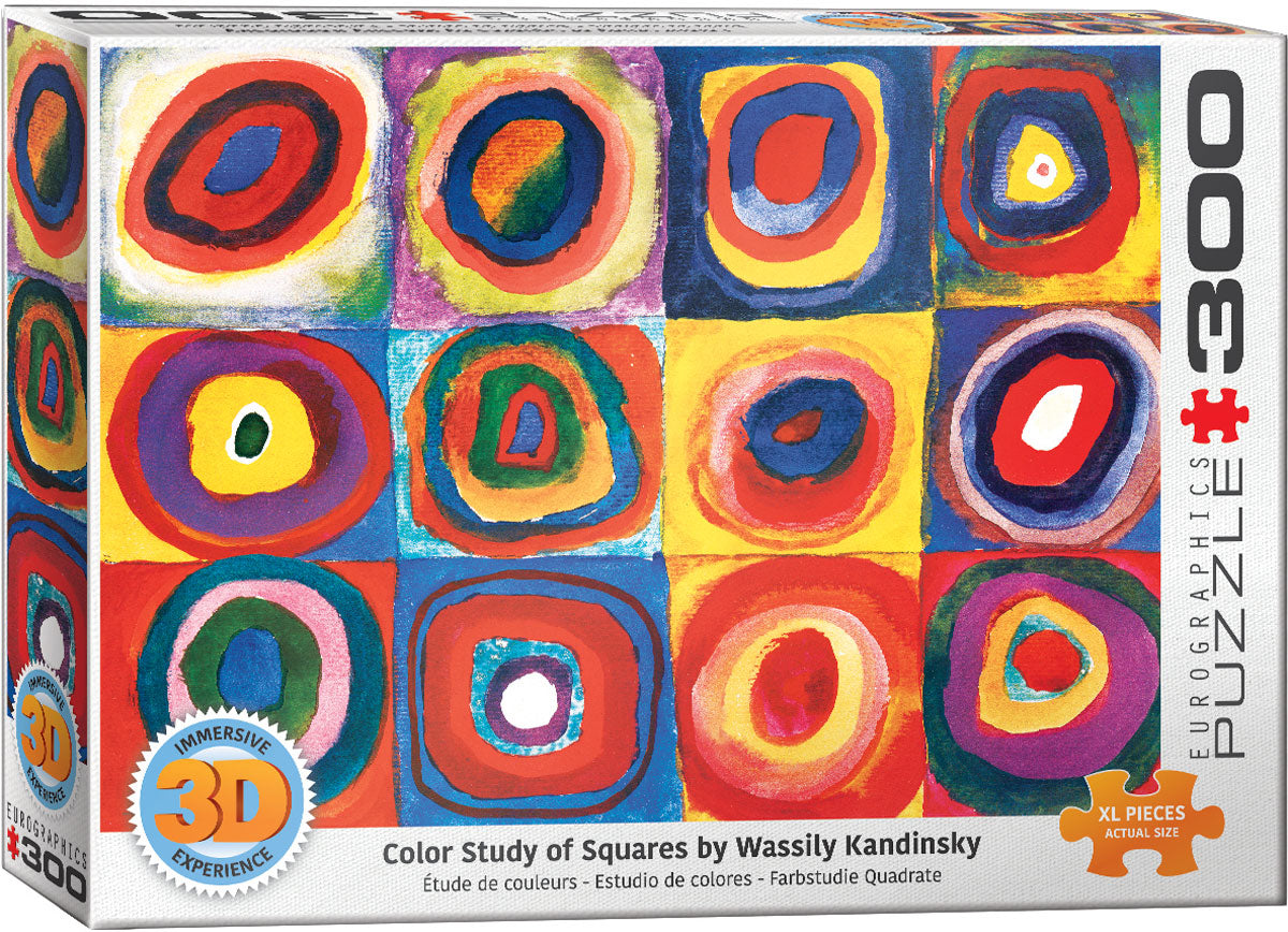 Color Study of Squares 3D Lenticular 300pc