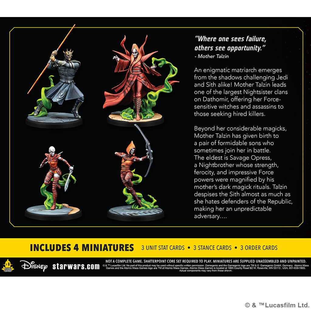 SW Shatterpoint - Witches of Dathomir: Mother Talzin Squad Pack
