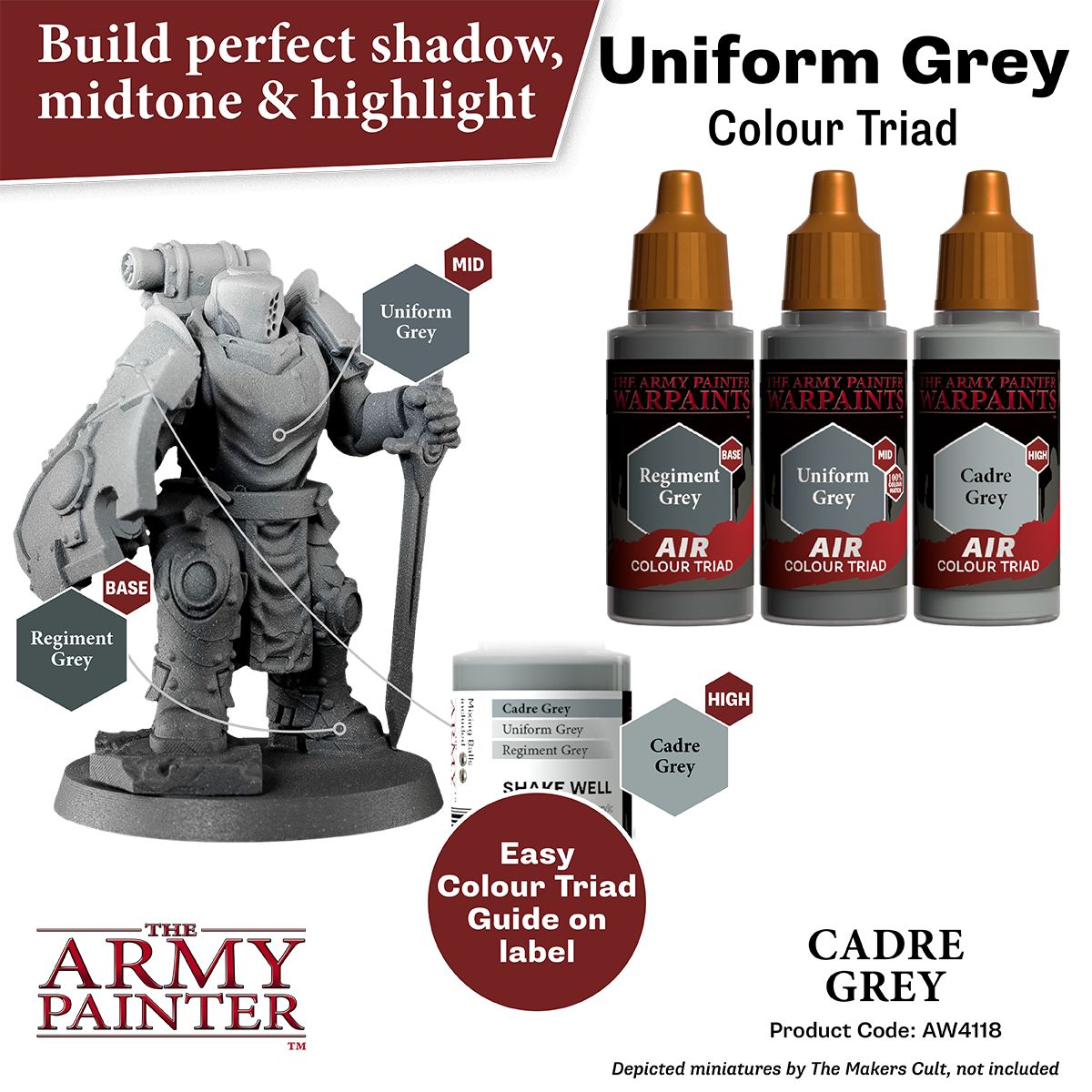 Warpaints Air Cadre Grey 18ml