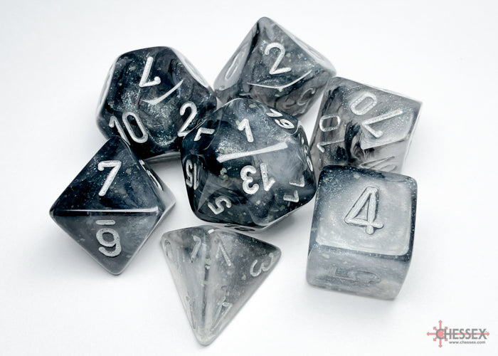 BorealisÃ‚Â® Polyhedral Light Smoke/silver LuminaryÃ¢â€žÂ¢ 7-Die Set