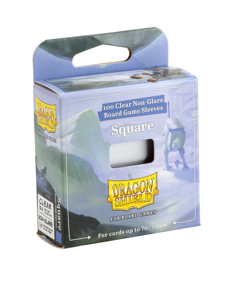 Dragon Shields: (100) Square Board Game Sleeves (70mm x 70mm)