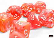 FestiveÃ‚Â® Mega-hedralÃ‚Â® DahliaÃ¢â€žÂ¢/white 7-Die Set