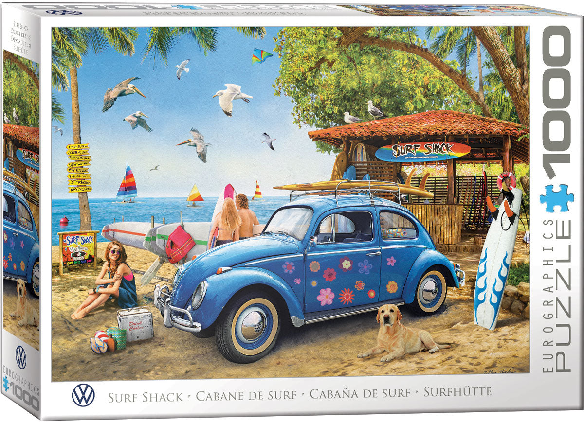 VW Beetle Surf Shack 1000pc