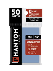 Phantom Rust Sleeves Matte/Matte 54x80mm Clear 50ct