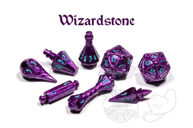 PolyHero Wizard 8 Dice Set Wizardstone