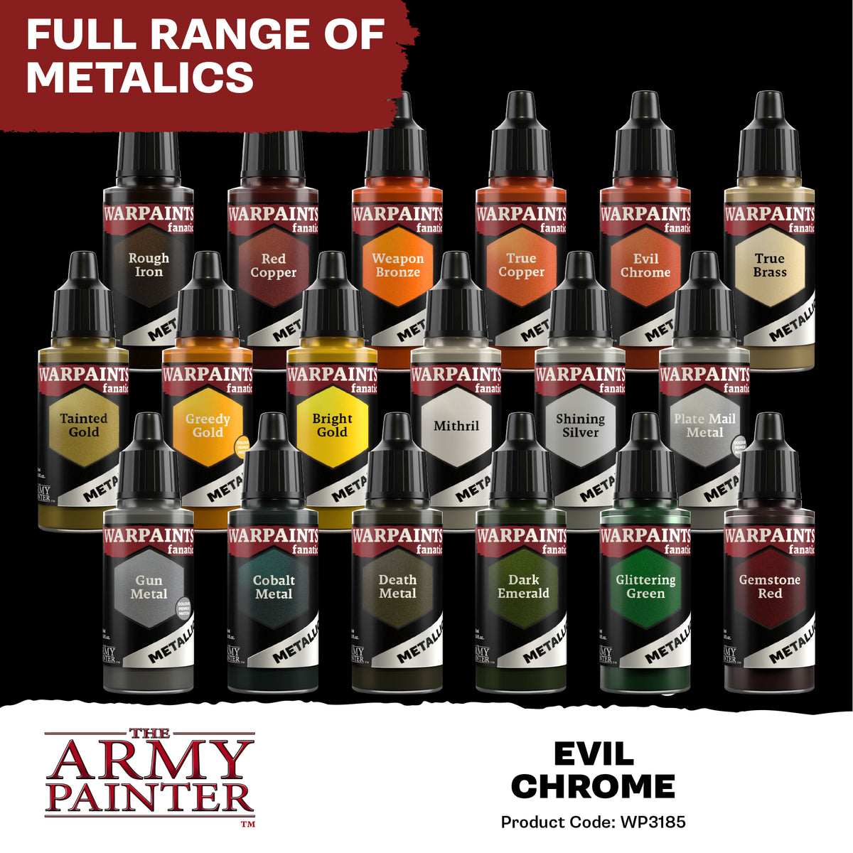 Warpaints Fanatic: Metallic - Evil Chrome 18ml