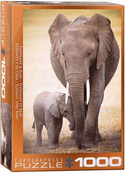 Elephant & Baby 1000pc