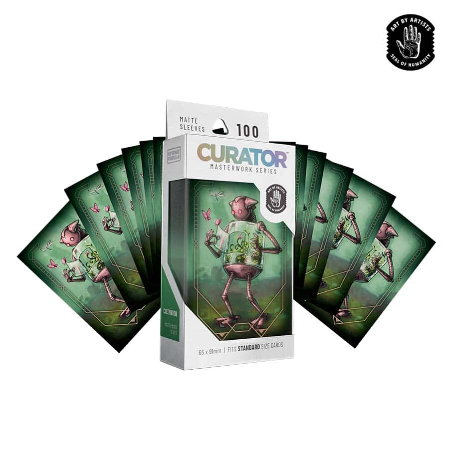 Orange Nebula Curator Sleeves (100) Cultivation