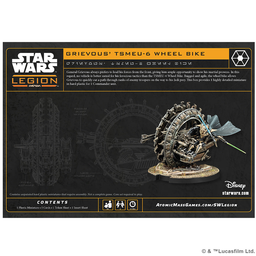 SW Legion - General Grievous' TSMEU-6 Wheel Bike