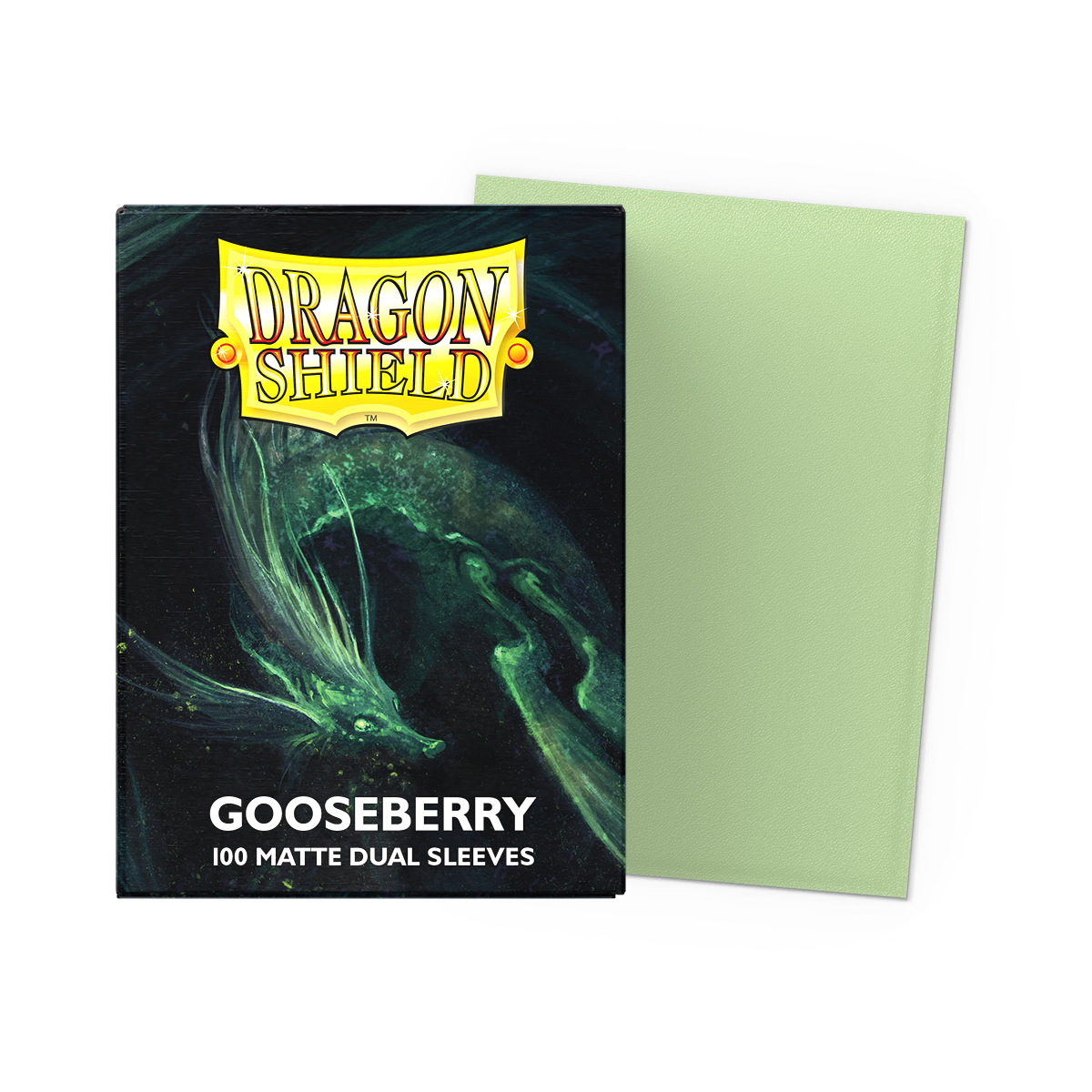 Dragon Shields Matte Dual Gooseberry (100)