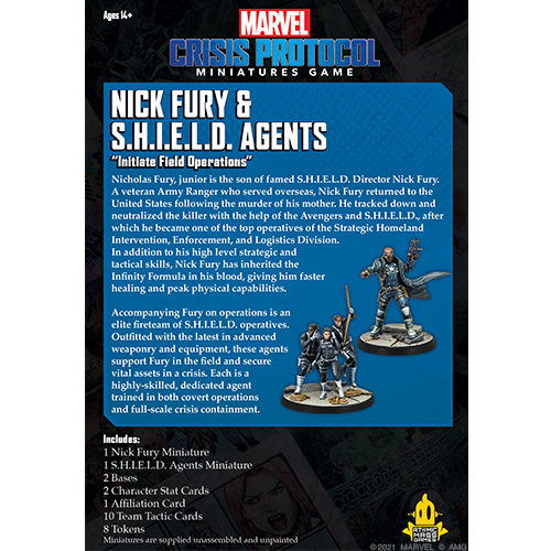 MCP Nick Fury Jr & S.H.I.E.L.D. Agents