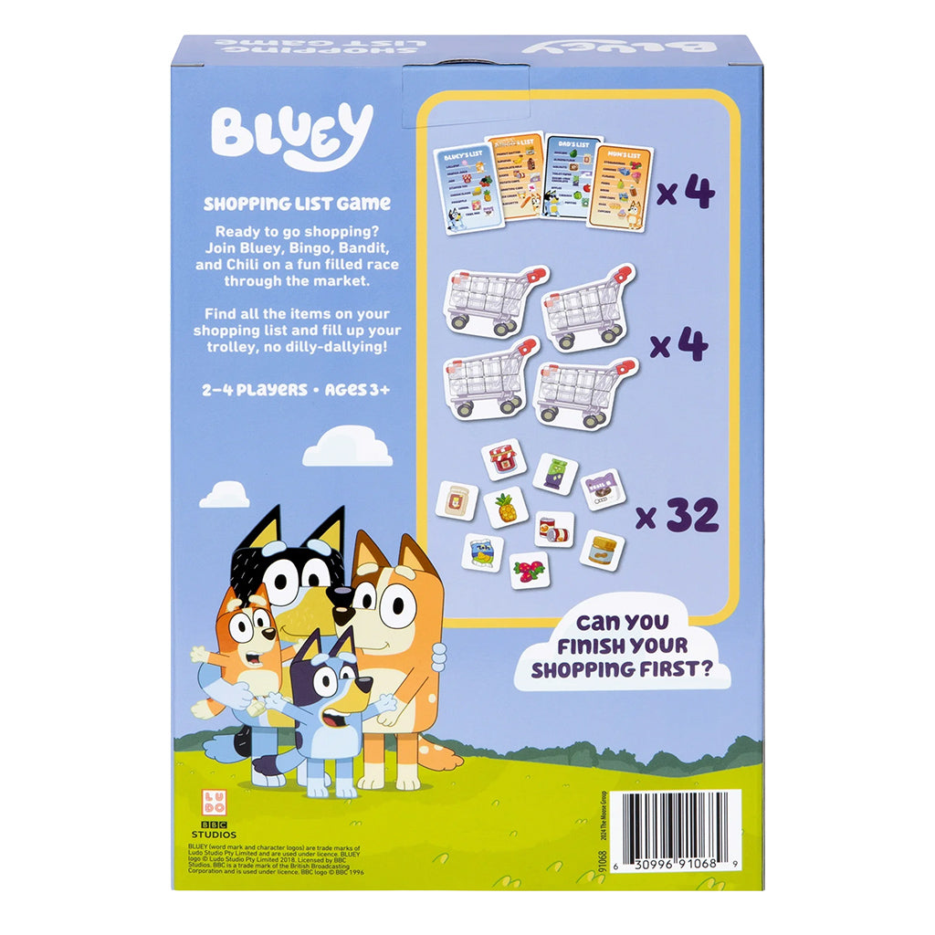 Bluey - Shopping List Game