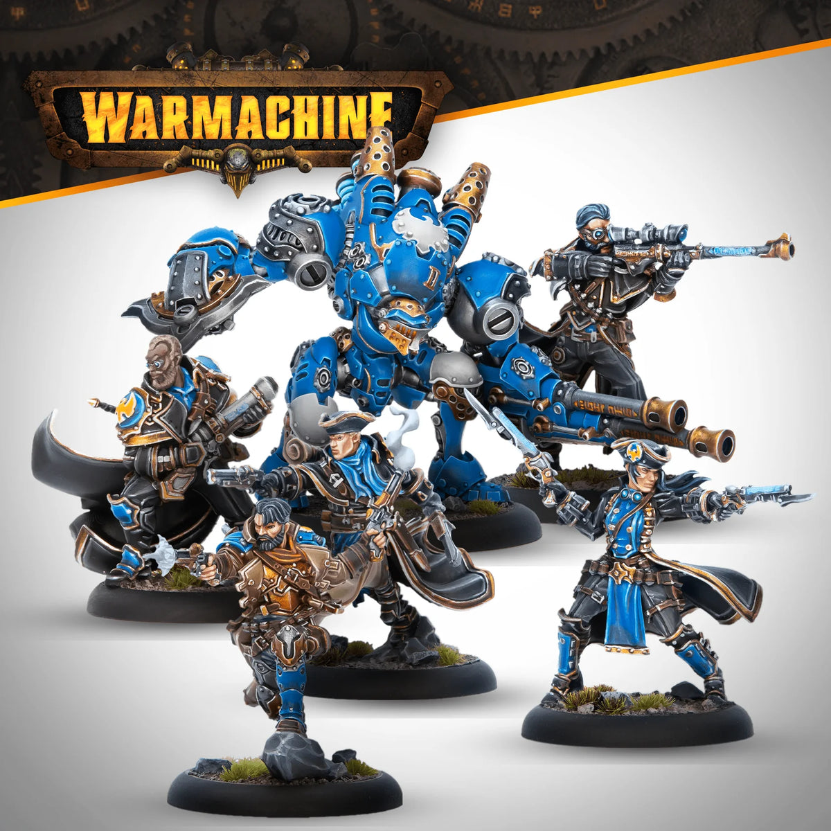 WarMachine Cygnar Hellslingers Command Cadre (HIPS)