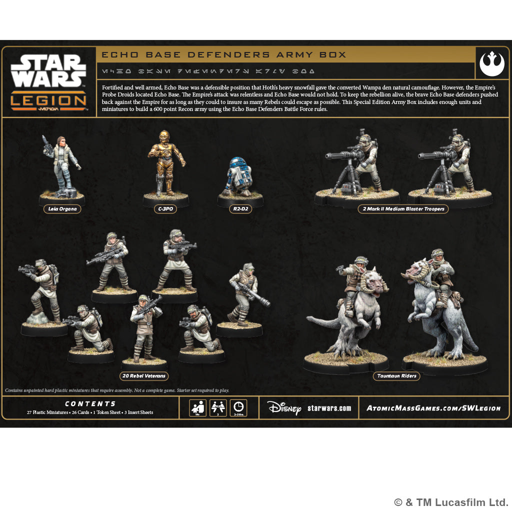 SW Legion Ã¢â‚¬â€œ Echo Base Defenders Special Edition Army Box