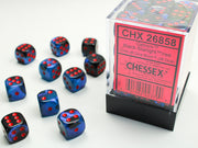 GeminiÃ‚Â® 12mm d6 Black-Starlight/red Dice BlockÃ¢â€žÂ¢ (36 dice)