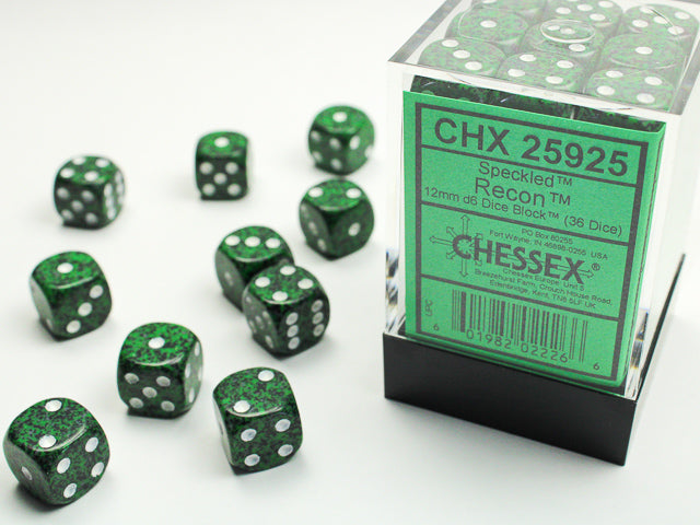 SpeckledÃ‚Â® 12mm d6 ReconÃ¢â€žÂ¢ Dice BlockÃ¢â€žÂ¢ (36 dice)