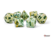Marble Mega-hedralÃ‚Â® Green/dark green 7-Die Set