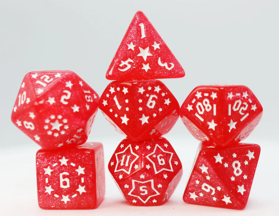 Shooting Stars RPG Dice Set Lithium