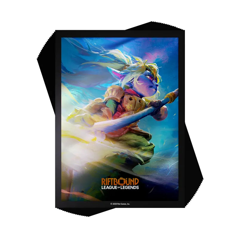 Riftbound Unleashed Art Sleeves 100ct Poppy Keeper of the Hammer
