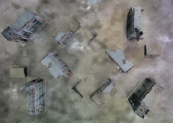 FLG Full Color Matched Play Terrain Set Karst Outpost