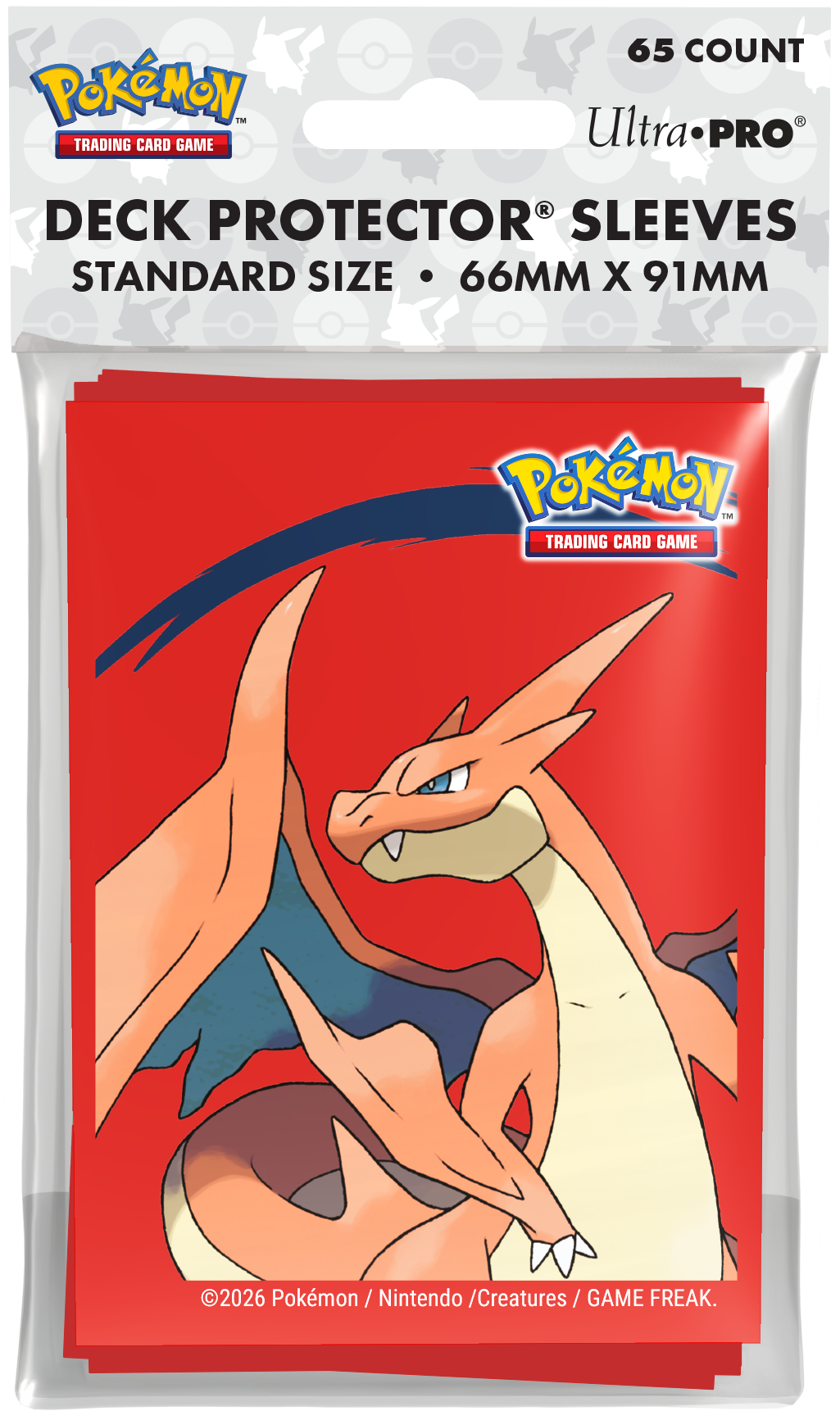 Pokemon Mega Charizard Y Sleeves 65ct