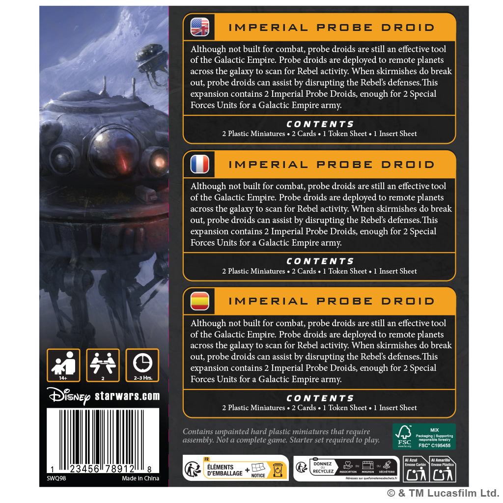 SW Legion Imperial Probe Droids