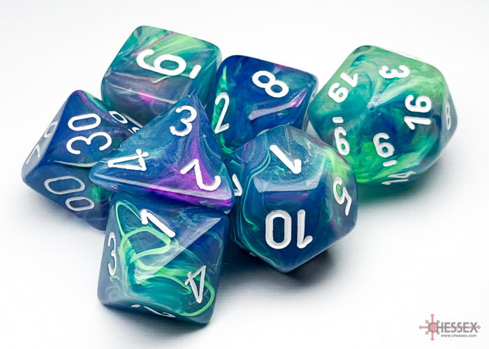 FestiveÃ‚Â® Polyhedral WaterlilyÃ¢â€žÂ¢/white 7-Die set