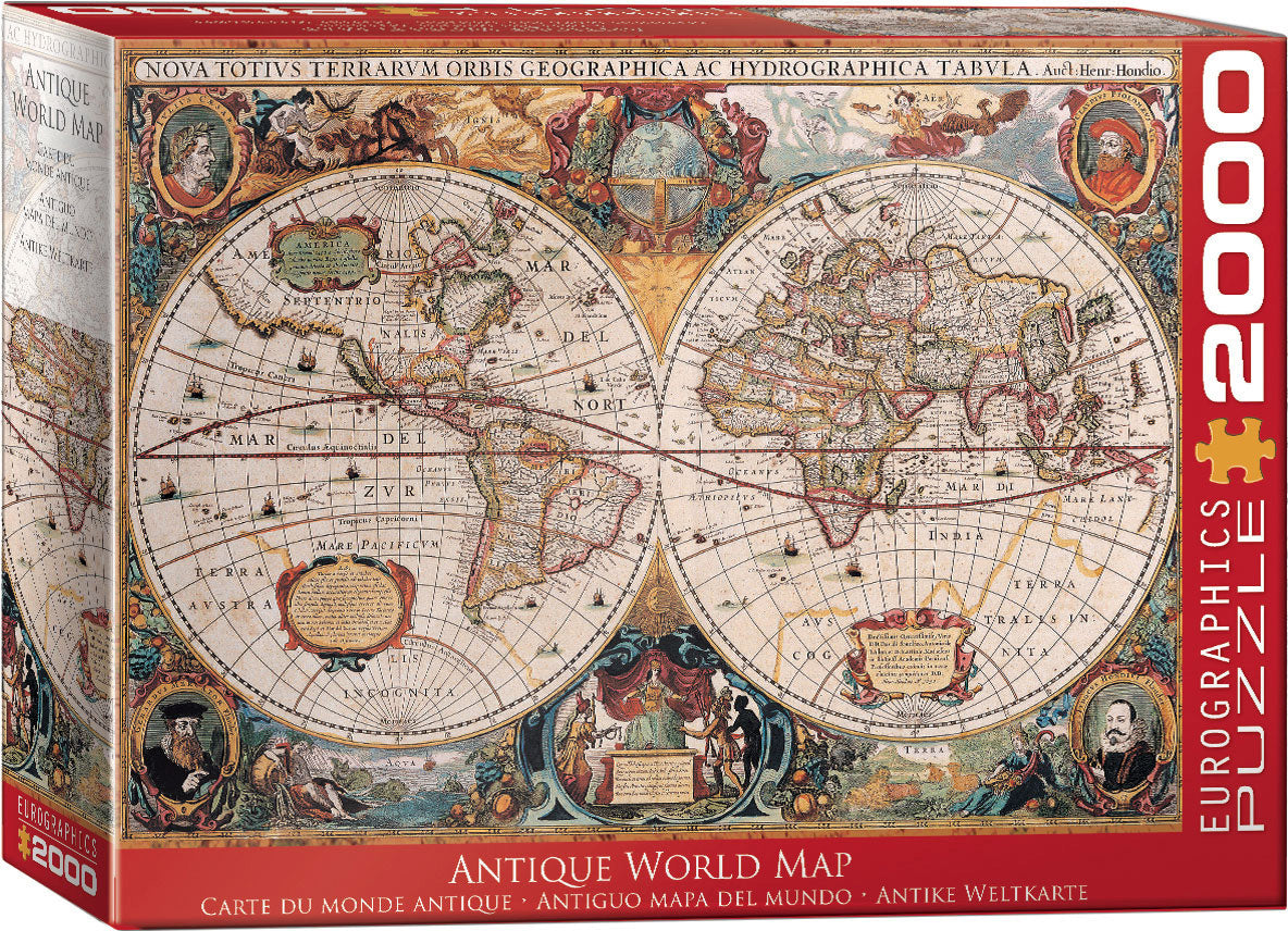 Antique World Map 2000pc